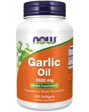 Garlic Oil, 1500 mg, 250 капсули, Now -1