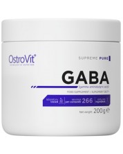 GABA Powder, неовкусен, 200 g, OstroVit