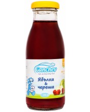 Сок Ganchev - Ябълка и череша, 250 ml