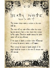 Макси плакат GB eye Animation: Death Note - Rules -1