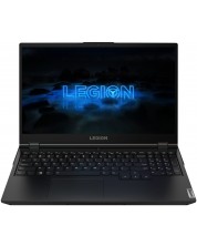 Гейминг лаптоп Lenovo - Legion 5, 15.6", FHD, i5, 120Hz, черен -1