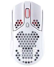 Гейминг мишка HyperX - Pulsefire Haste, оптична, безжична, бяла