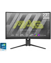 Гейминг монитор MSI - MAG 275CQRXF, 27'', WQHD, VA, 240Hz, 1ms -1