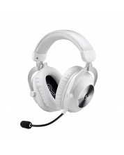 Гейминг слушалки Logitech - Pro X 2 Lightspeed, безжични, бели -1