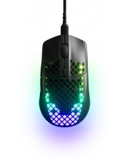 Гейминг мишка SteelSeries - Aerox 3 2022, оптична, черна