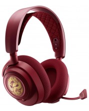 Гейминг слушалки SteelSeries - Arctis Nova 7 Dragon Edition, безжични, червени