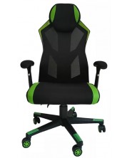 Гейминг стол RFG - Soft Game, черен/зелен -1