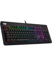 Гейминг клавиатура Thermaltake - Level 20 GT,  Cherry MX Blue, RGB, черна -1