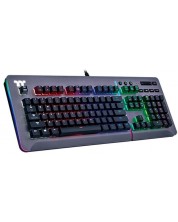 Гейминг клавиатура Thermaltake - Level 20, Cherry MX Silver Switch, RGB,  сива