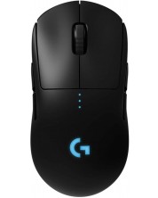 Гейминг мишка Logitech - G Pro, оптична, безжична, черна -1