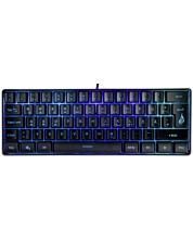 Гейминг клавиатура SureFire - KingPin X1 60%, RGB, черна