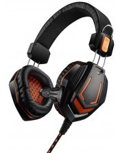 Гейминг слушалки Canyon - Fobos GH-3A, черни/оранжеви