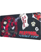 Гейминг подложка за мишка Grupo Erik - Deadpool Marvel, XL, мека, черна -1