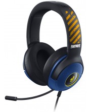 Гейминг слушалки Razer - Kraken V3 X Fortnite Ed., черни/сини