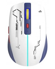 Гейминг мишка Marvo - M796W, оптична, безжична, бяла -1