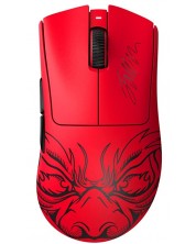 Гейминг мишка Razer - DeathAdder V3 Pro Faker Edition, оптична, безжична, червена -1