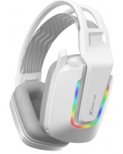 Гейминг слушалки Xtrike ME - GH-712 WH, бели -1