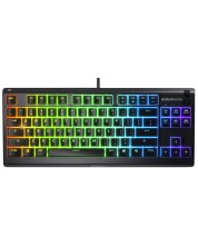 Гейминг клавиатура SteelSeries - Apex 3 TKL, RGB, US, черна -1