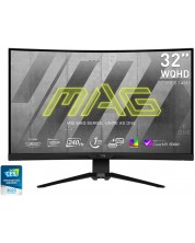 Гейминг монитор MSI - MAG 325CQRXF, 31.5'', WQHD, VA, 240Hz, 1ms, -1