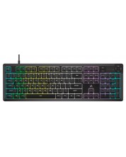 Гейминг клавиатура Corsair - K55 CORE, RGB, черна -1