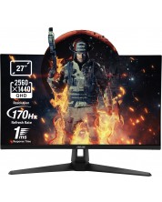 Гейминг монитор ASUS - TUF Gaming VG27AQA1A, 27", 170Hz, 1ms, VA, FreeSync