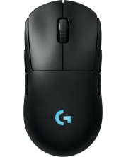 Гейминг мишка Logitech - PRO 2 Lightspeed, оптична, безжична, черна -1