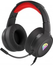 Гейминг слушалки Genesis - Neon 200, черни/червени -1