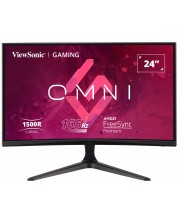 Гейминг монитор ViewSonic - Оmni VX2418C, 24'', 1ms, FHD, VA, 165Hz, Curved -1