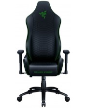 Гейминг стол Razer - Iskur X, черен/зелен -1