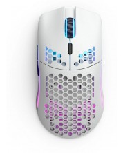 Гейминг мишка Glorious - Model O Wireless, оптична, безжична, Matte white -1