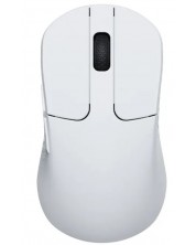Гейминг мишка Keychron - M3M, оптична, безжична, бяла -1