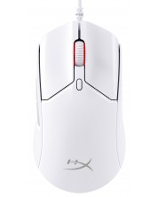 Гейминг мишка HyperX - Pulsefire Haste 2, оптична , бяла