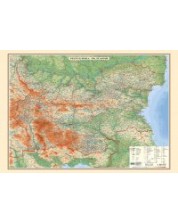 Географска карта на България (1:600 000) -1