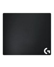 Гейминг подложка за мишка Logitech - G640, L, мека, черна -1
