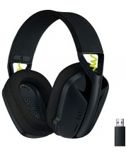 Гейминг слушалки Logitech - G435, безжични, черни -1