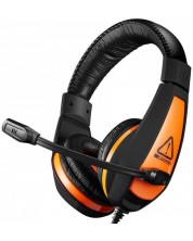 Гейминг слушалки Canyon - Star Raider GH-1A, черни/оранжеви