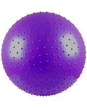 Гимнастическа топка Maxima - масажна, 65 cm, лилава -1