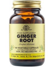 Ginger Root, 100 растителни капсули, Solgar