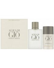 Giorgio Armani Комплект Acqua Di Gio - Тоалетна вода и Рол-он дезодорант, 100 + 75 ml -1