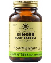 Ginger Root Extract, 60 растителни капсули, Solgar -1