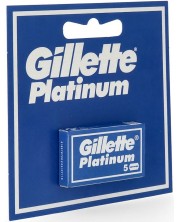 Gillette Неръждаеми ножчета пластинки Platinum, 5 броя