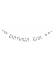 Гирлянд Bloomingville - Birthday girl, розов -1