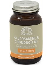 Glucosamine & Chondroitin, 60 таблетки, Mattisson Healthstyle