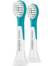 Глава за детска четка за зъби Philips Sonicare - 3+,  два броя, сини -1