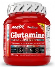 Glutamine Ultra Amino Power, портокал, 500 g, Amix