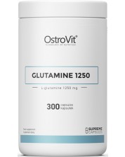 Glutamine 1250, 1250 mg, 300 капсули, OstroVit -1