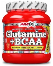 Glutamine + BCAA, ананас, 300 g, Amix -1