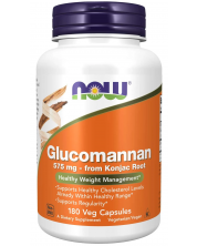 Glucomannan, 575 mg, 180 капсули, Now
