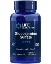 Glucosamine Sulfate, 750 mg, 60 капсули, Life Extension -1