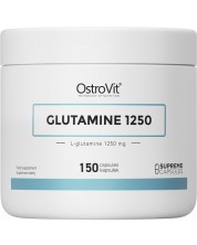 Glutamine 1250, 1250 mg, 150 капсули, OstroVit -1